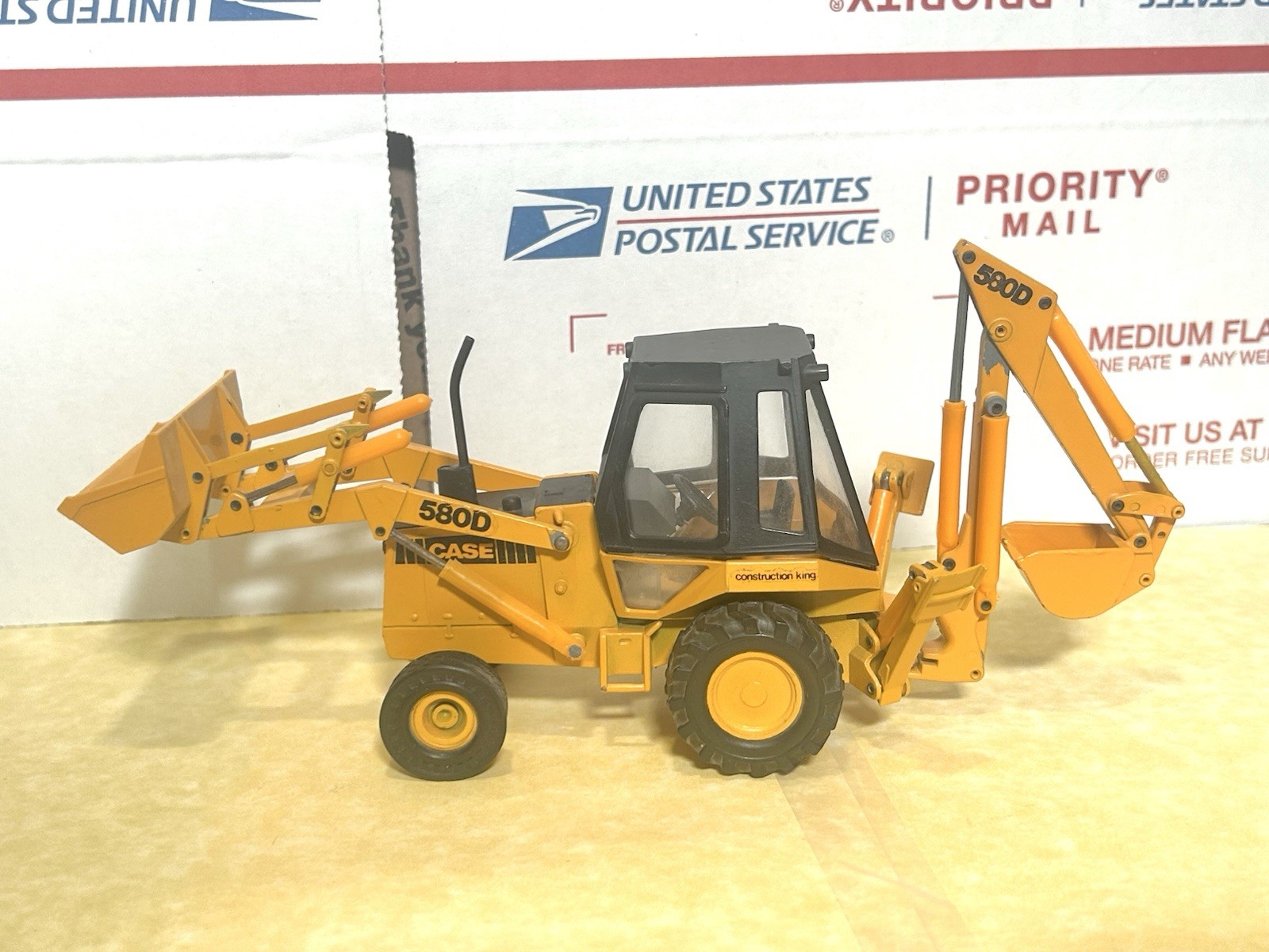 Conrad 1/35 Scale Case 580D Construction King Loader-Backhoe Ref. 2931 (Boxed)