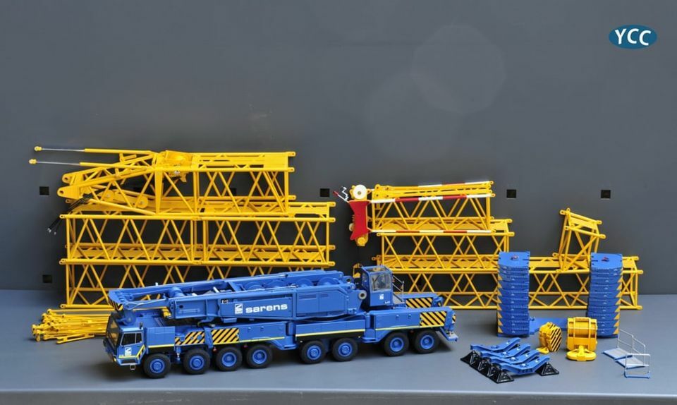 Liebherr LG1550 SL Mobile Crane 70m Boom – Sarens – YCC 1:50 Scale #20-1073 New