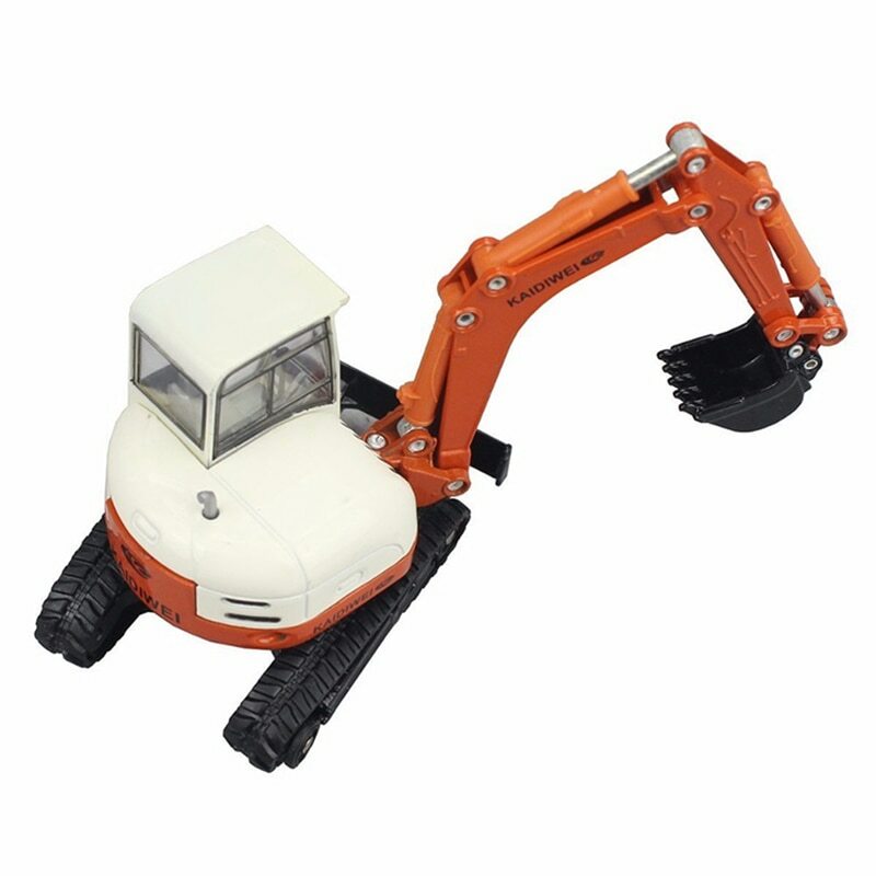 1:50 Diecast Metal Crawler Excavator Model Construction Vehicle Toys Kids Gifts