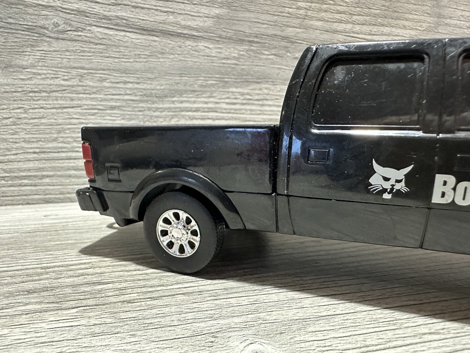 Service Truck BLACK Work Truck Bobcat Decals Plastic Front Half *Metal Box* Toy