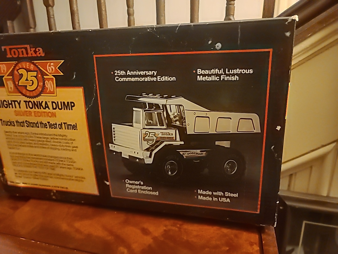 NIB Silver Edition Tonka 25th Anniversary Dump Truck Never Opened 1990 # 2500