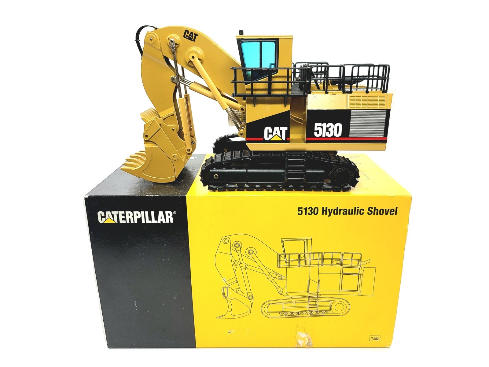Caterpillar Cat 5130 Hydraulic Front Shovel – NZG 1:50 Scale Model #391 New