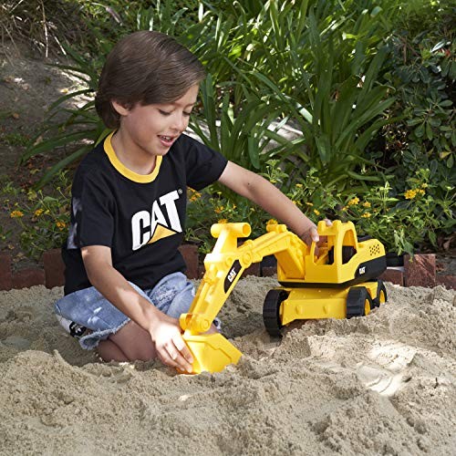 Cat Construction 15″ Excavator | Super-Sized Kids Outdoor Toy | Real Working