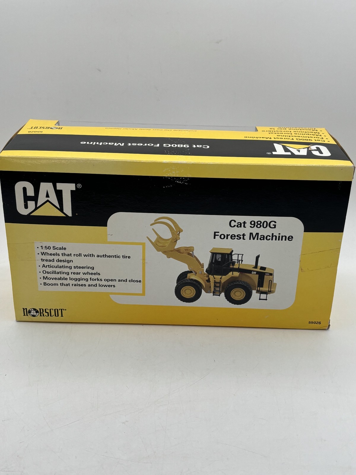 Norscot Cat 980G Forest Machine #55026 Die Cast Model 1:50 New in Box