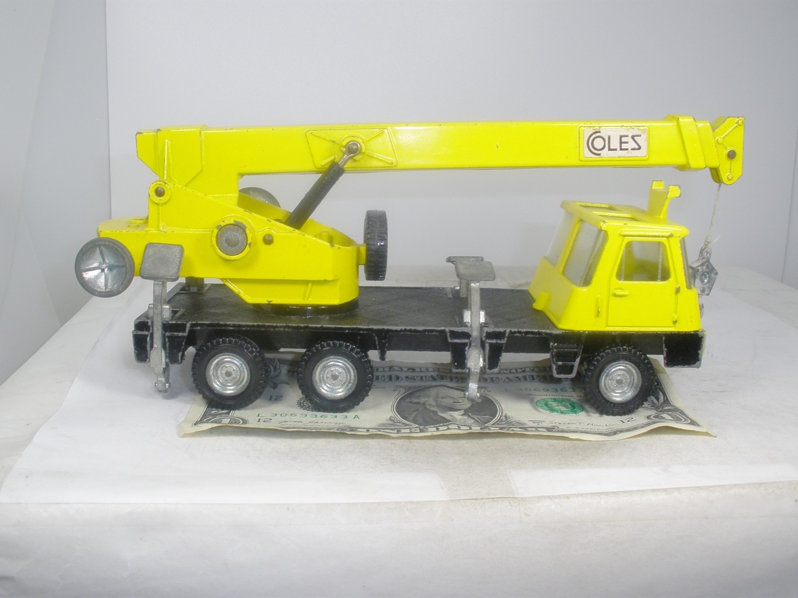 England Dinky Toys Coles Hydra Truck #980 COMPLETE ORIGINAL FULLY FUNCTIONAL