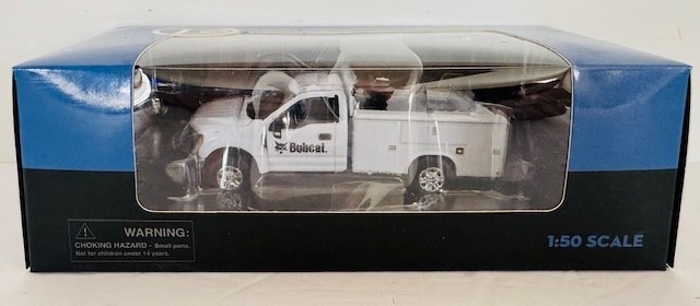 1:50 Ford F350 Road Service Truck White Work Bed Custom Bobcat Decals