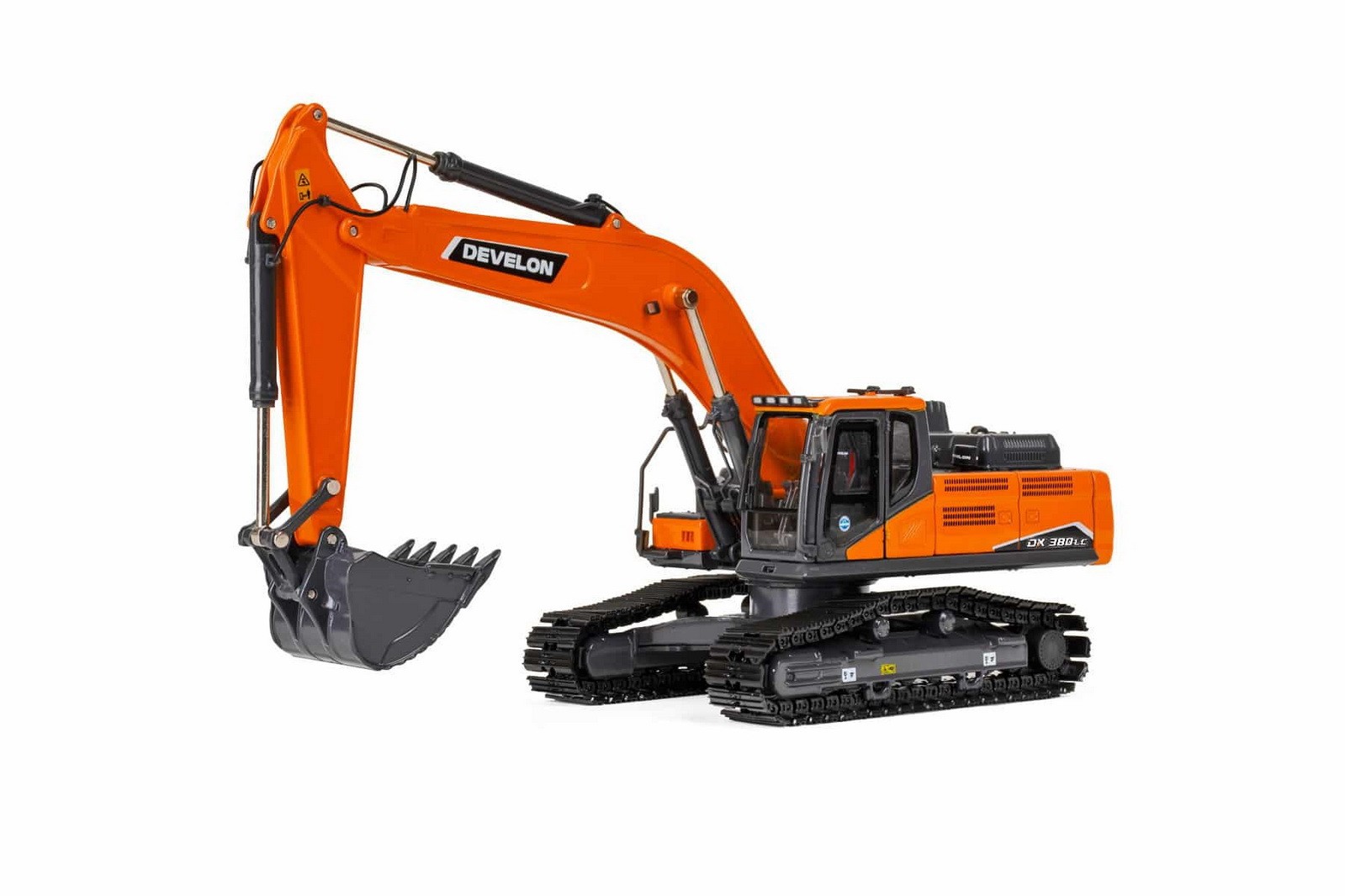 1/50 Scale DEVELON DX380LC Hydraulic Excavator Diecast Model Toy NIB