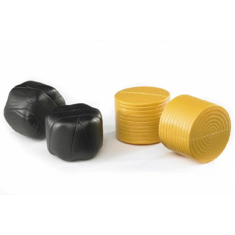 Bruder #02345 Round Hay Bales 4 pieces assorted – New Factory Sealed #2345