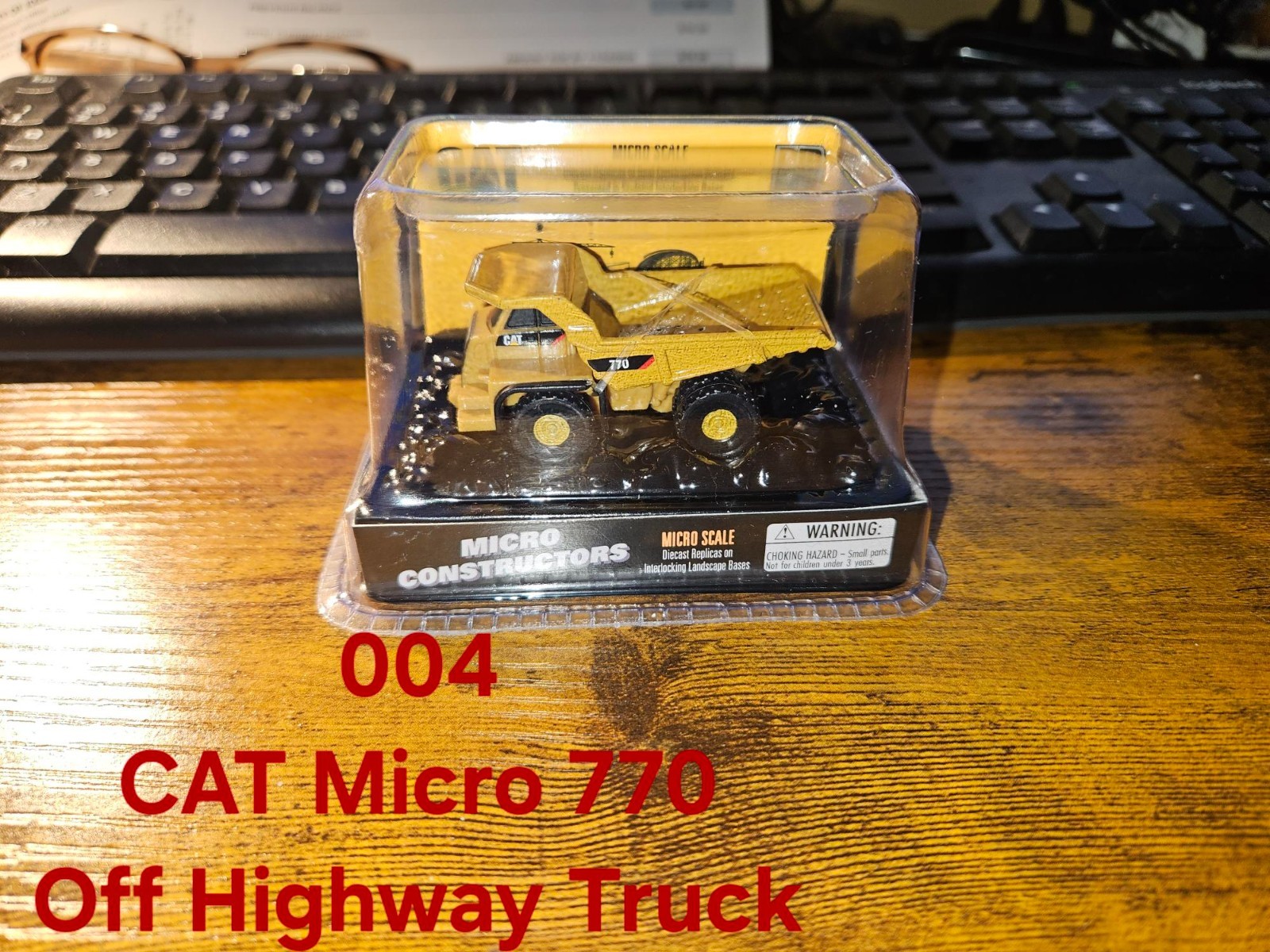 CAT Diecast Micro 770 Off Highway Truck, 1:144 Scale, N Guage Compatible, NEW