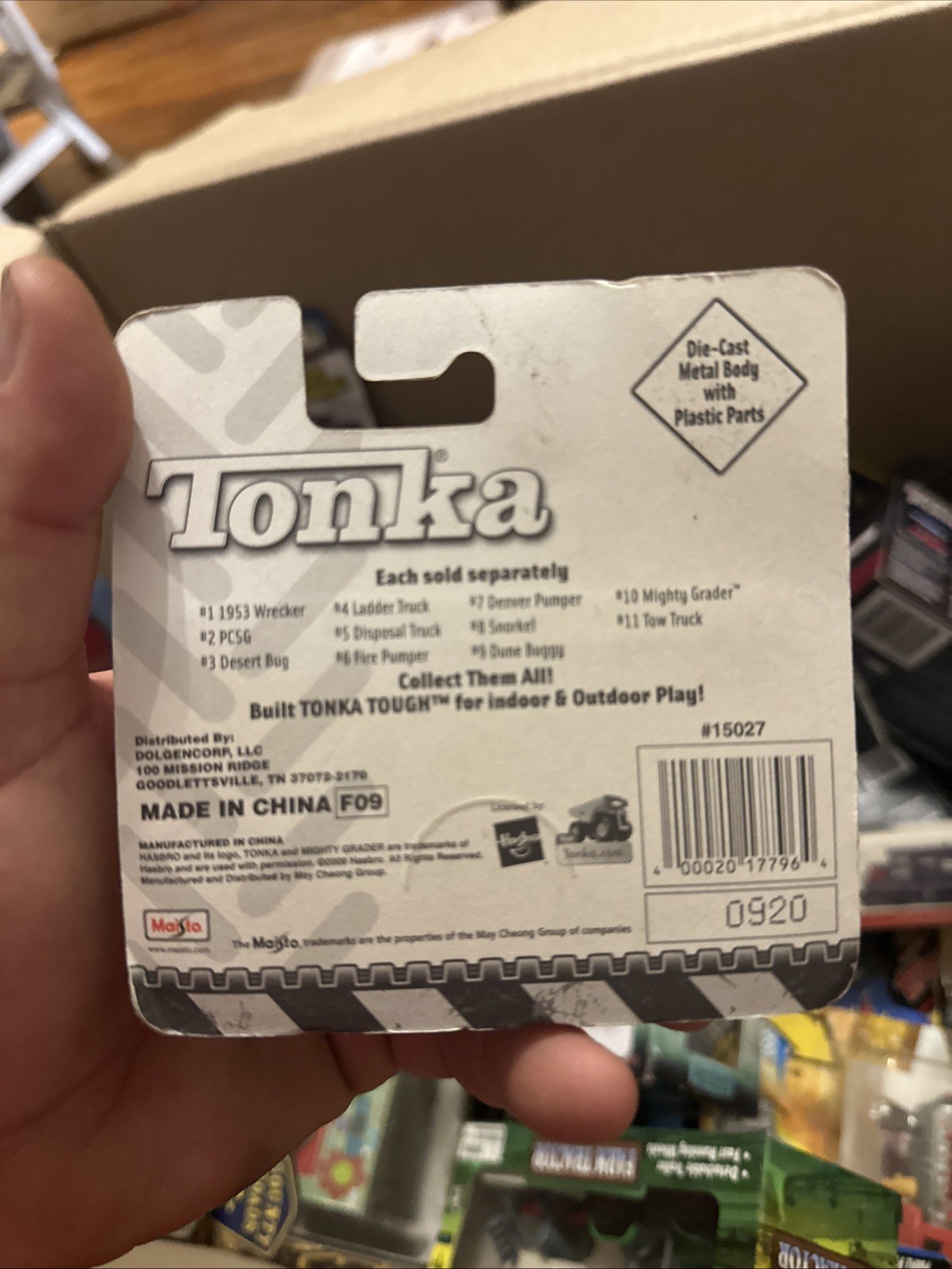 Vintage Tonka – Maisto – Hasbro Diecast Construction Road Grader Box 2