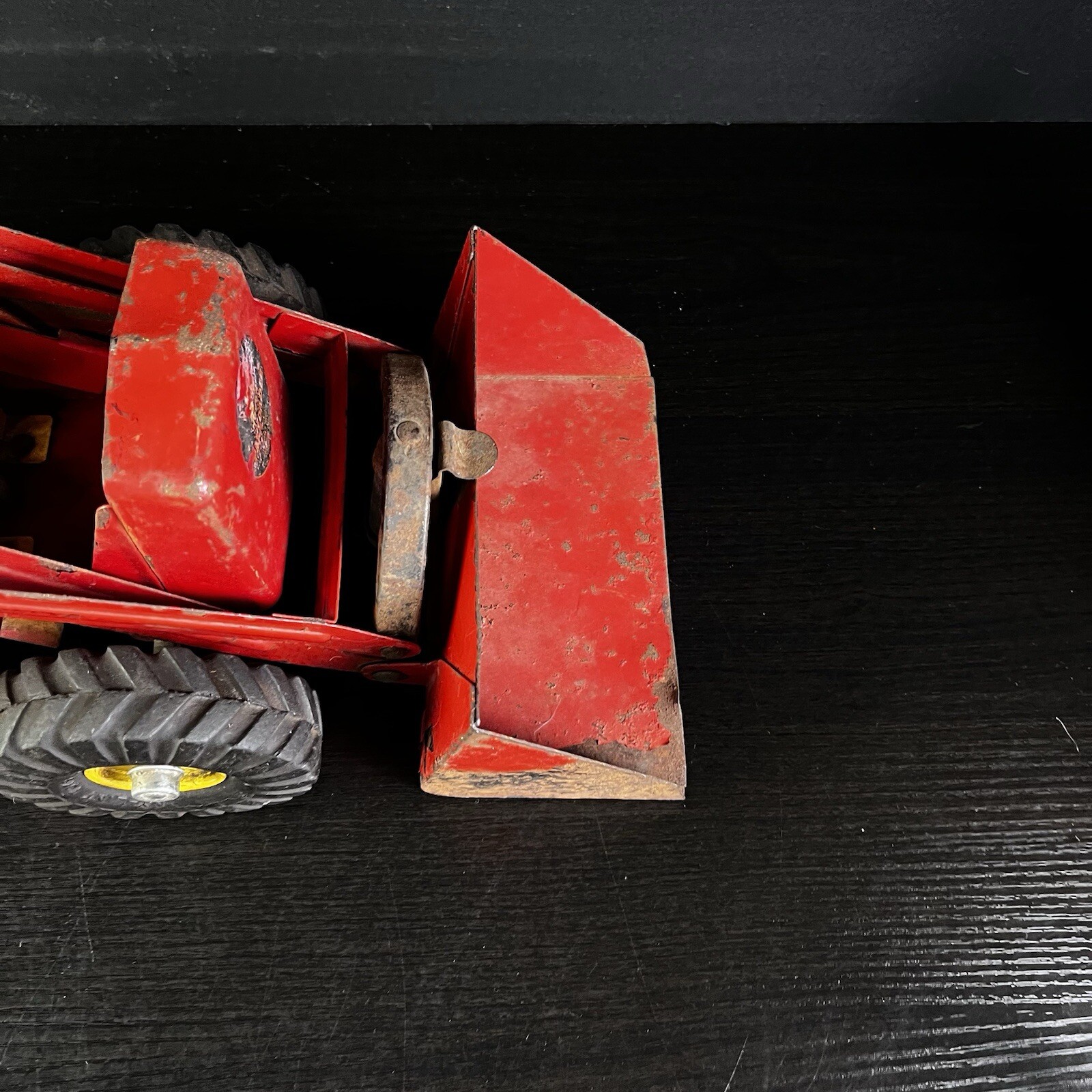 Vintage 1950’s Nylint Road construction Red Hough Payloader 17”