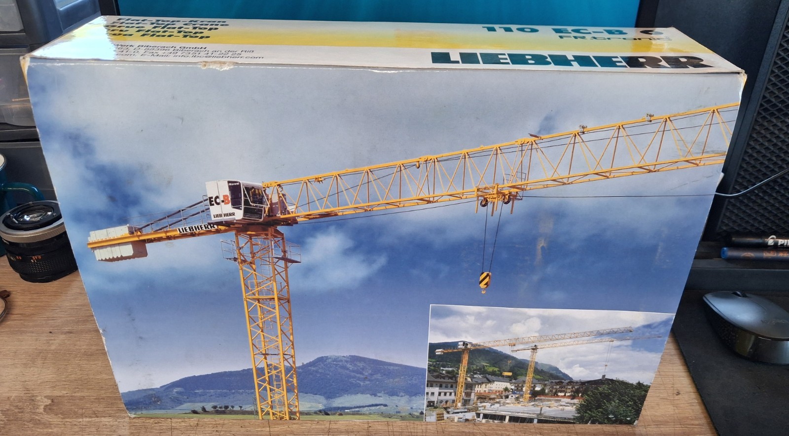 Liebherr 110 EC-B 6 667 NZG 1:87 flat-top crane new