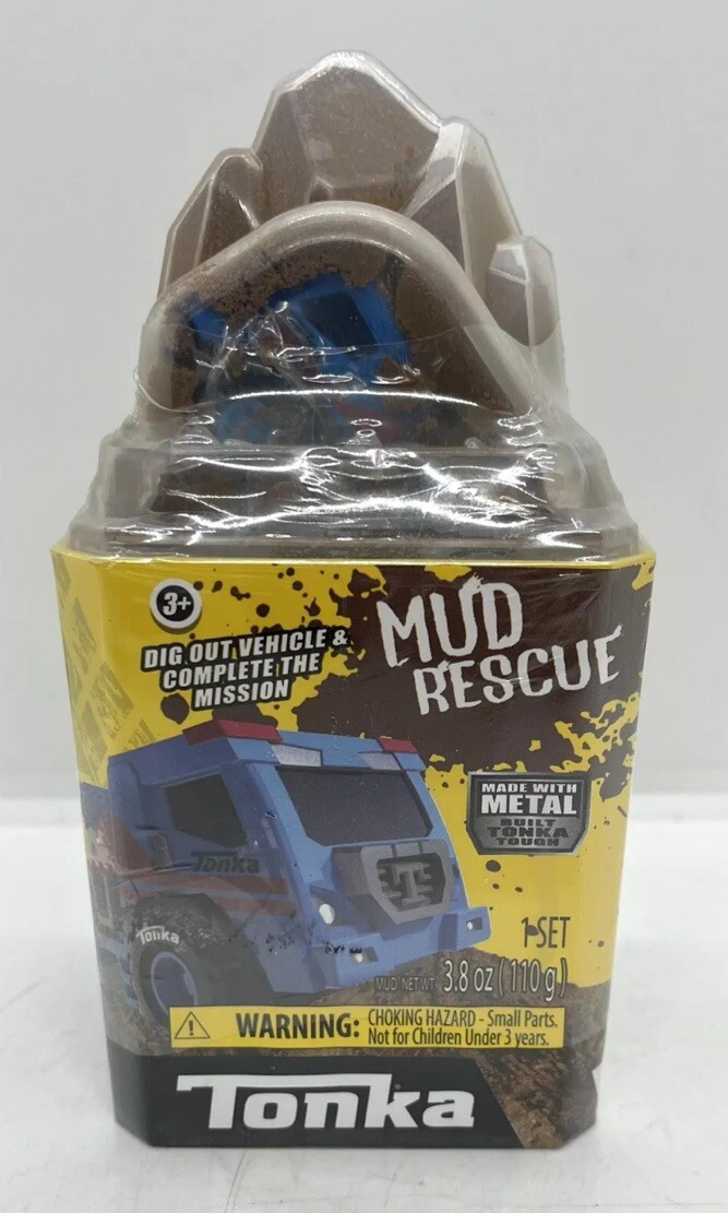 NIB Tonka 6050 Metal Movers Mud Rescue Play Set Random Color Vehicle
