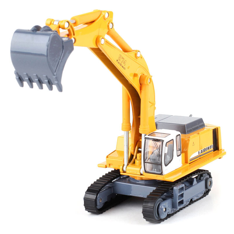 NEW Die Cast Tracked Excavator 1:87 Scale Heavy Construction Vehicle Model Hobby