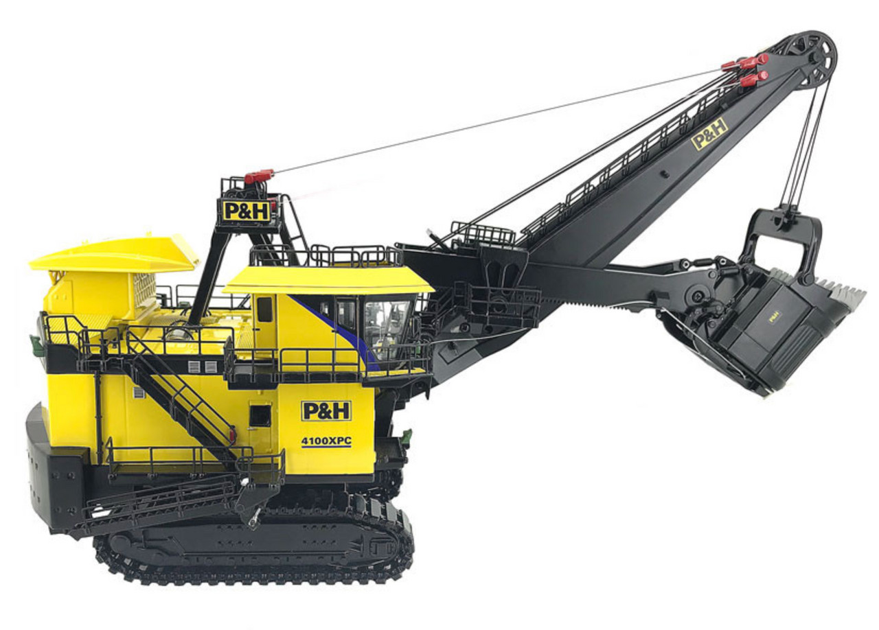 P&H 4100XPC Mining Rope Shovel – Weiss Bros 1:87 Scale Diecast Model #WBR024 New