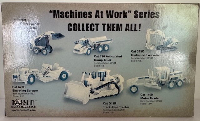 1:50 Caterpillar 140H Motor Grader Machines At Work 55180 By Norscot