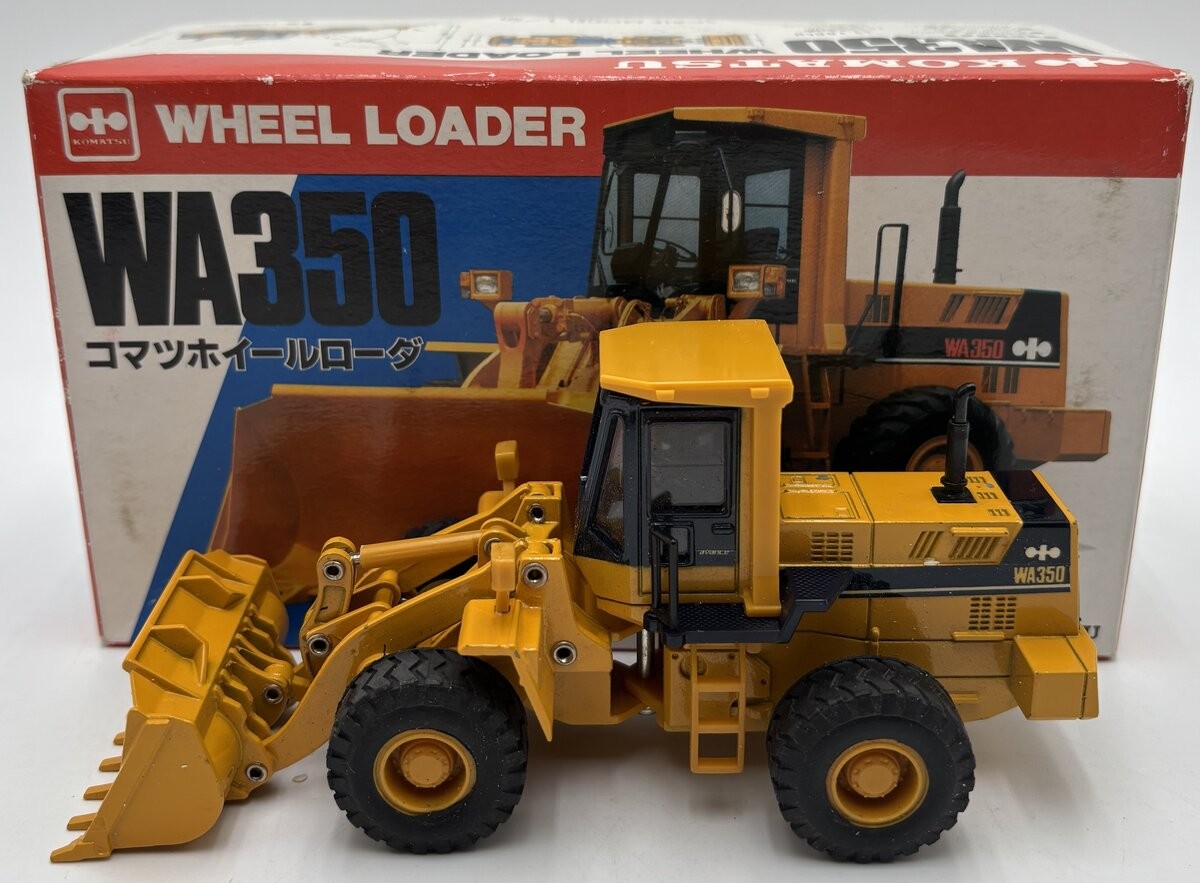Shinsei 1:50 Scale Diecast WA350 Wheel Loader EX/Box