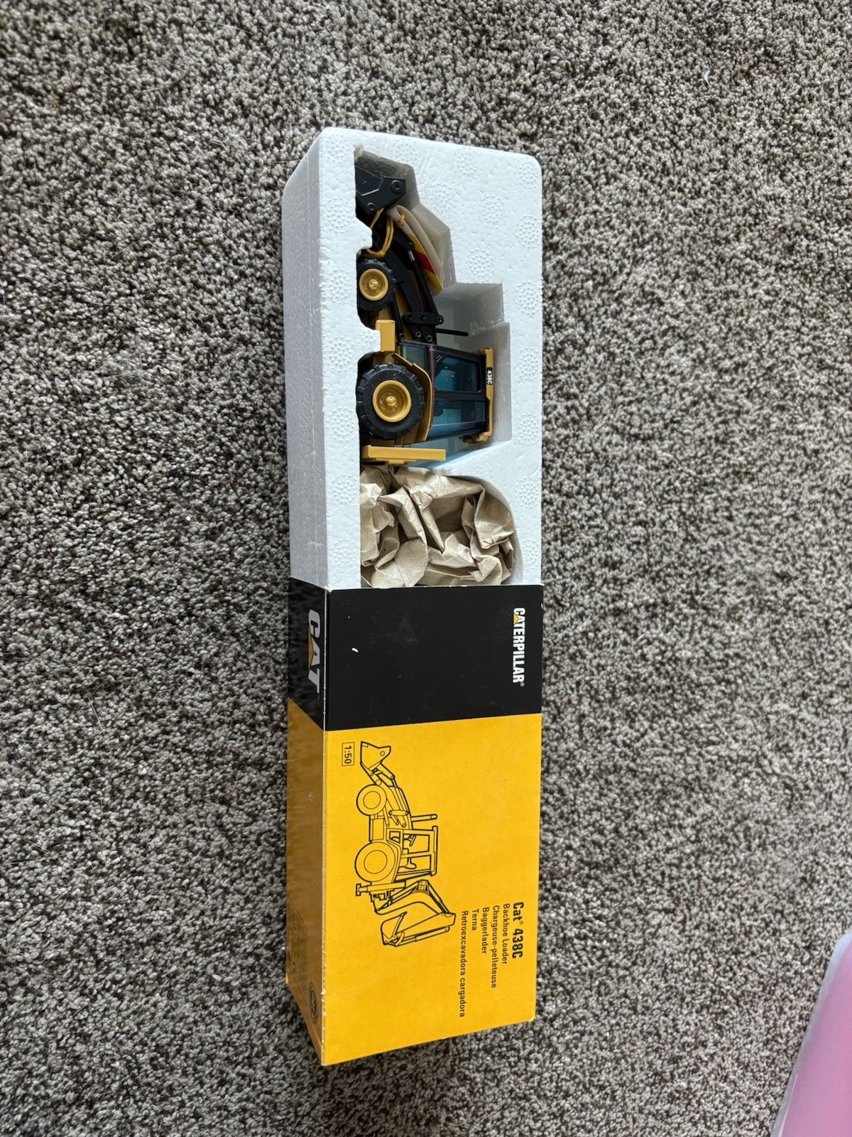 CATERPILLAR NZG 430 CAT 438C Backhoe Loader – “OFFICIAL LAUNCH”- 1:50 – “NEW”