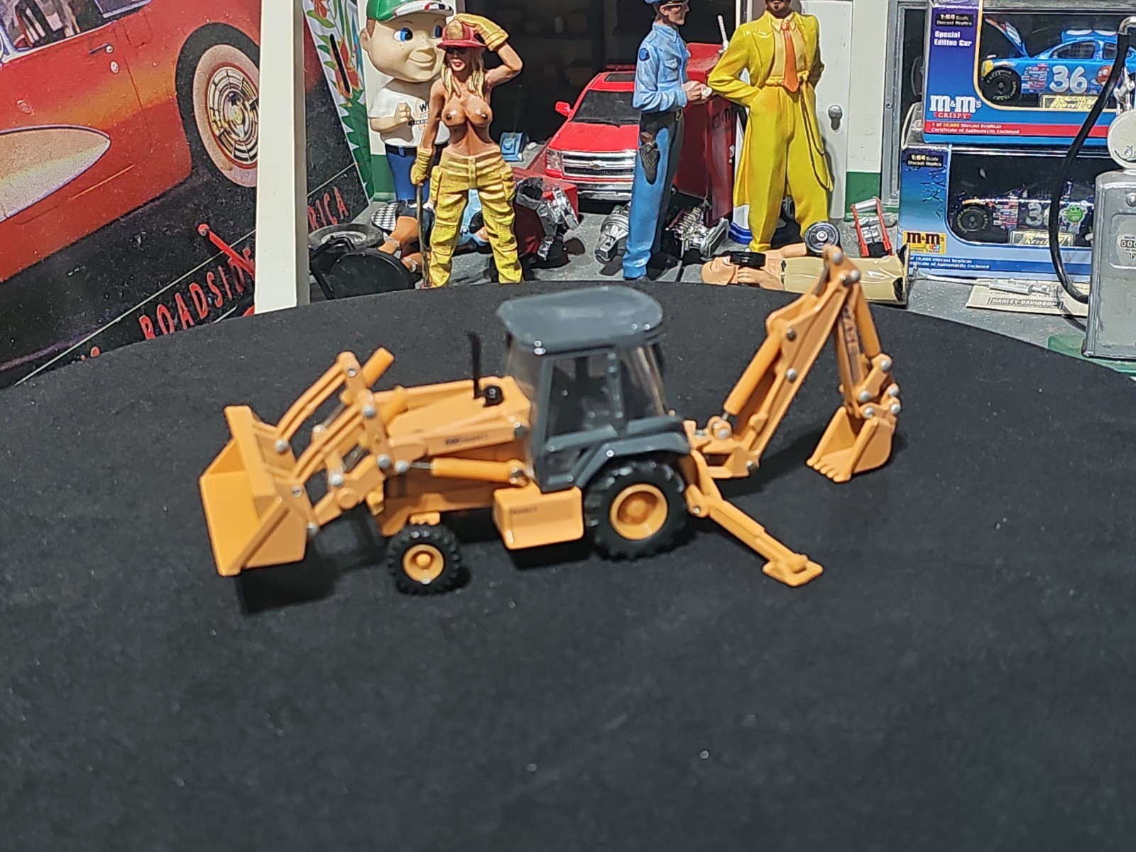 VINTAGE Ertl Case 590 Super L Loader Backhoe Series 2 1:50 Scale VERY NICE