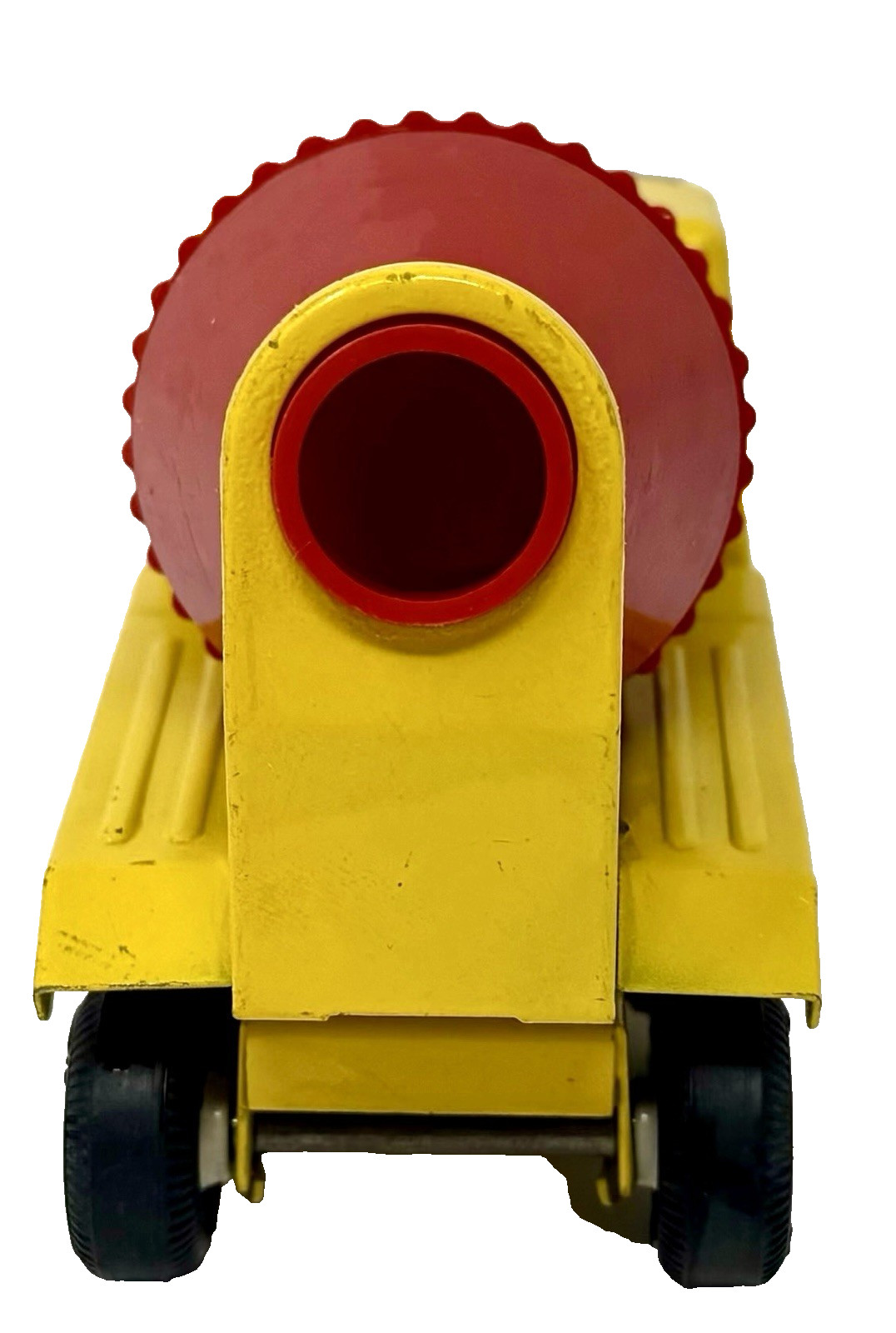 Vintage Tonka Mighty Cement Mixer Truck Yellow Red Pressed Steel Mound Minn USA