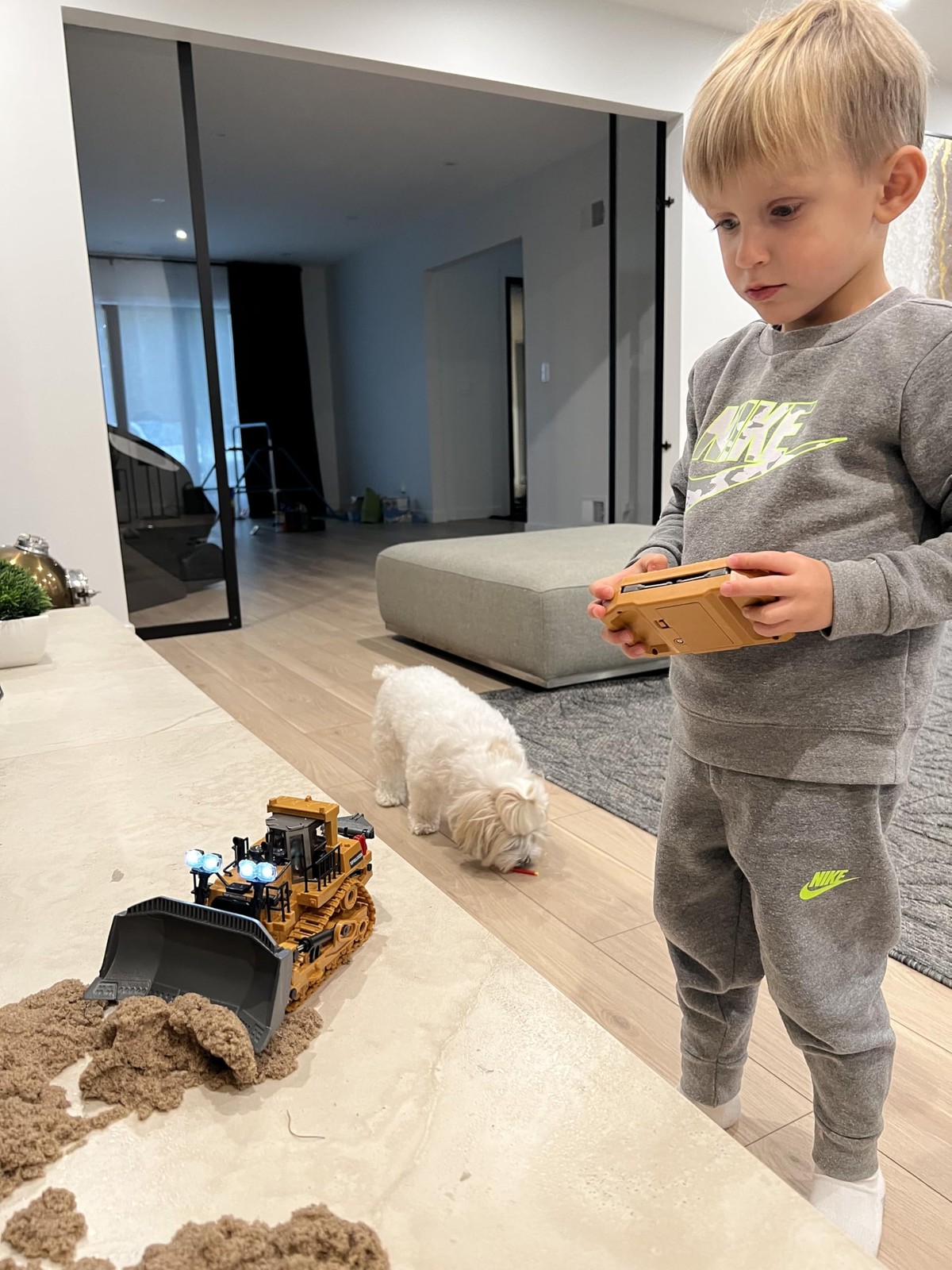 KIDMARKT Metal RC Bulldozer Toy for Kids | 9Channel Remote Control TrackType …
