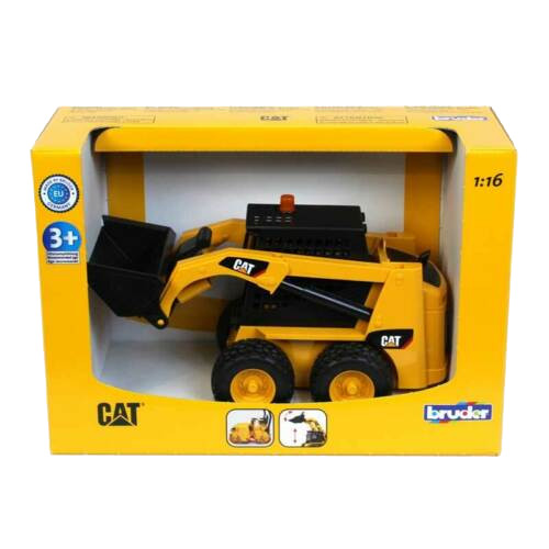 NEW Bruder Toys 02482 Caterpillar Skid Steer Loader Construction Vehicle