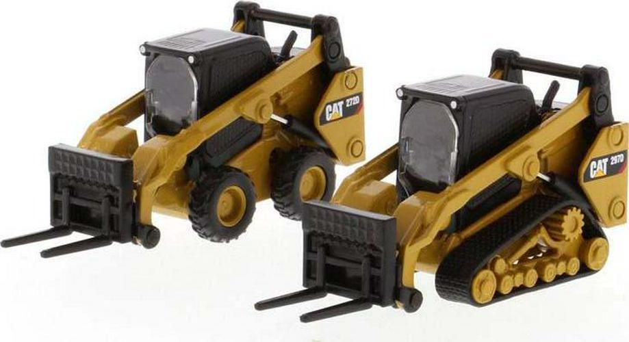 CAT Caterpillar 272D2 Skid Steer Loader and 297D2 Compact Track (Construction –