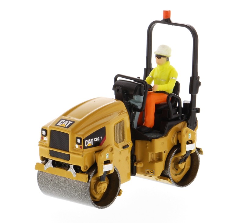 DieCast Masters 85593 1:50 High Line Series Caterpillar CB-2.7 Utility Compactor