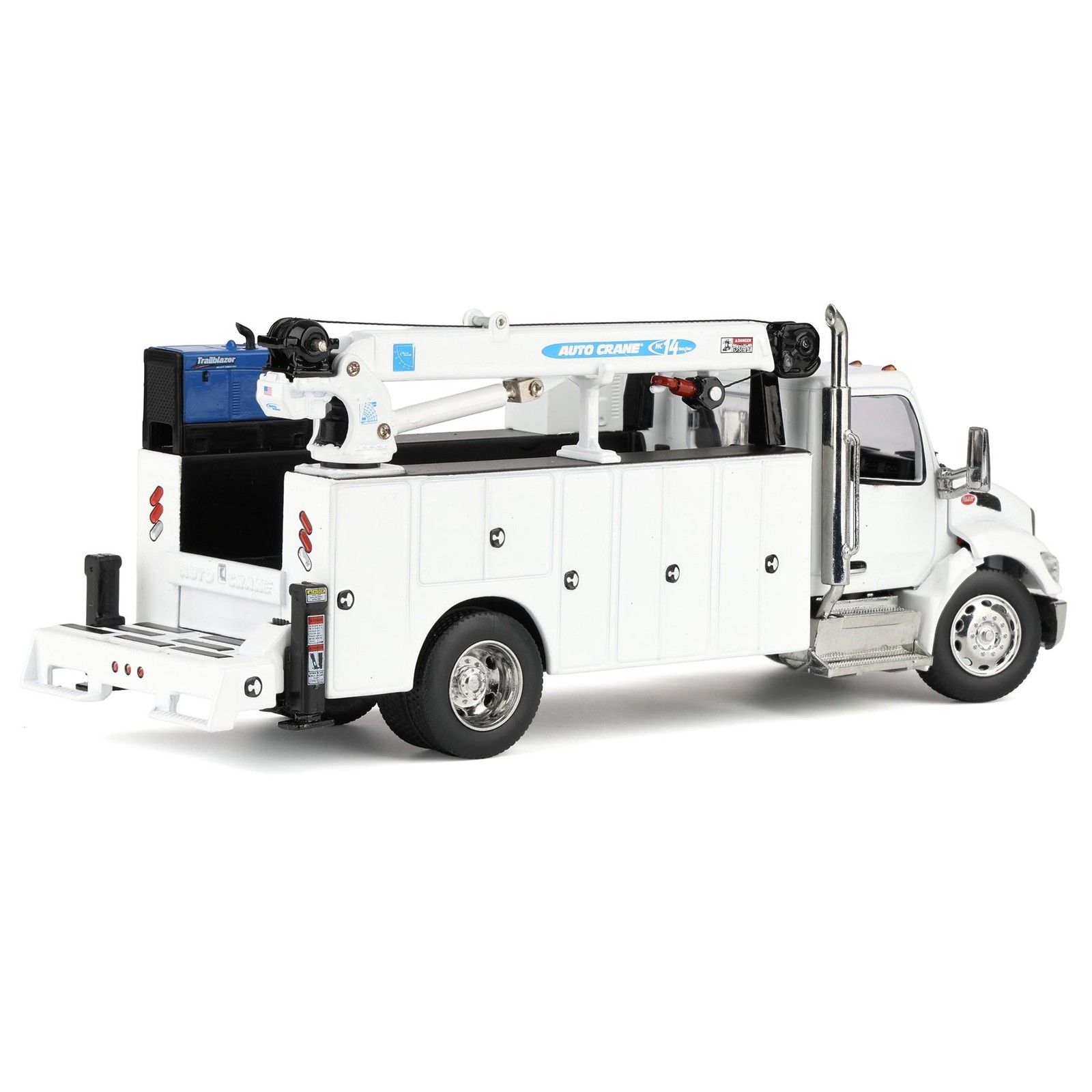 Diecast Masters 1/50 White Peterbilt 536 Auto-Crane Work Service Truck 71223
