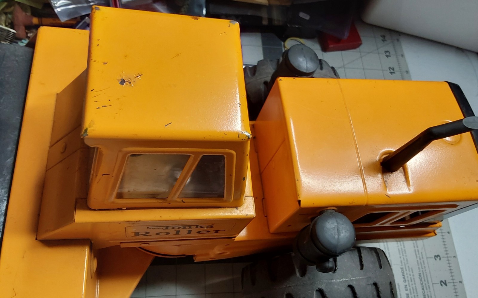 g Mighty Tonka Pressed Steel Road Steam Roller