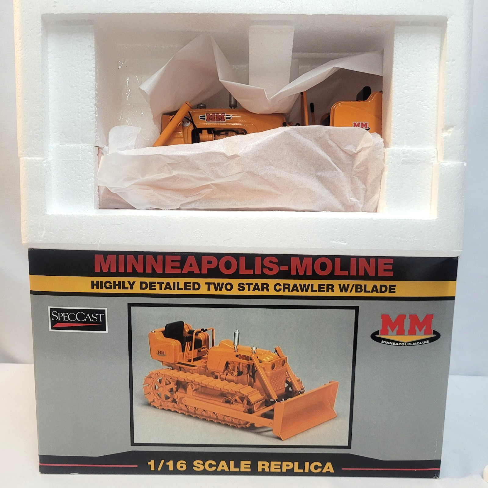 NEW Minneapolis Moline 2 Star Crawler with Blade on Steel Tracks SCT 233