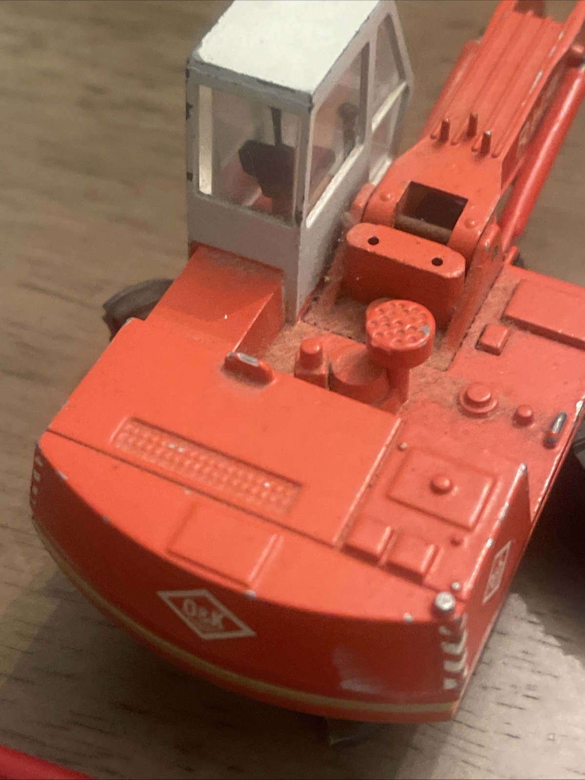Rare MODELL Excavator #277 Construction Equipment Model Diecast Toy …parts Or