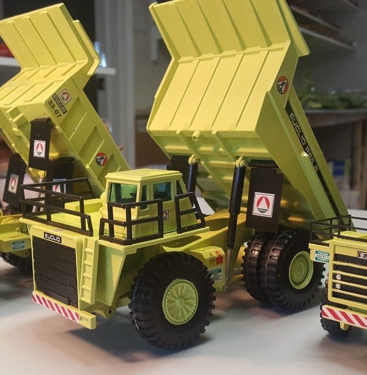3 x EUCLID / TEREX Dump Trucks 33-07 / R-85B / R-35 $$$ FREE SHIPPING!!
