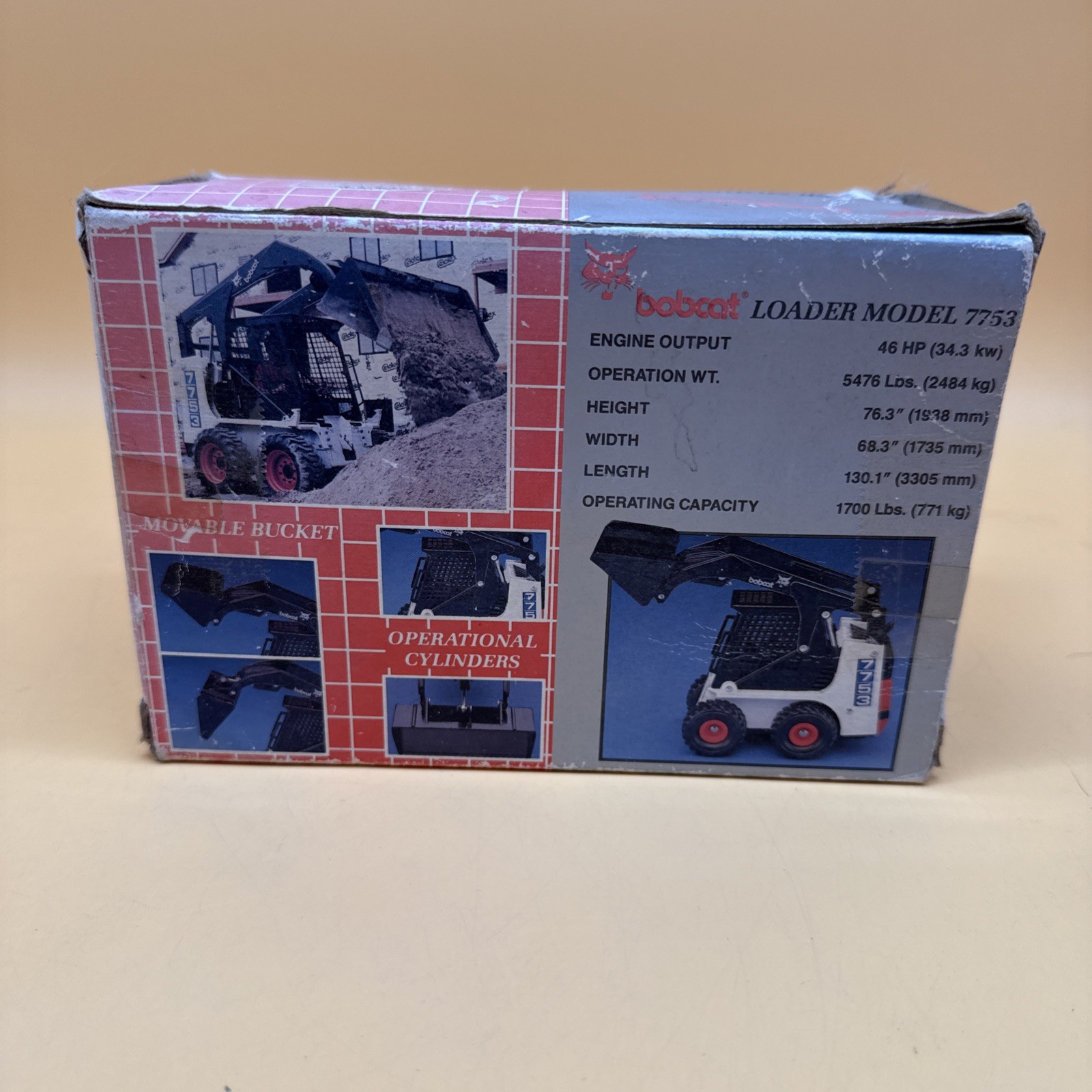 Bobcat 7753 Skid-Steer Loader – Clover 1:25 Scale Diecast Model #6722253 New