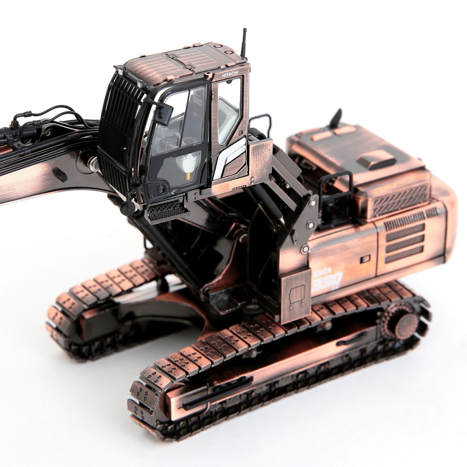 Hitachi ZX330LC-7 Magnet Scrap Handler 1/50 Diecast Model Copper Patina Limited