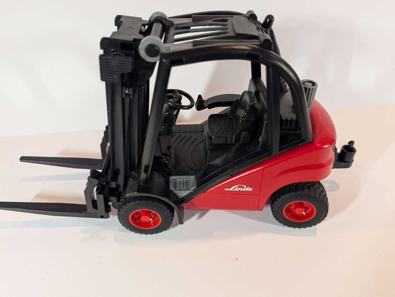 2004 Bruder Linde Forklift Construction Toy 1287/01 H30 Germany Working