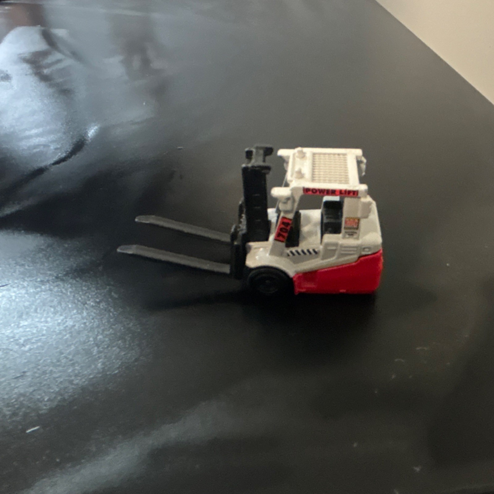 Bobcat 743B Diecast Loader Toy White Red Black Construction Equipment