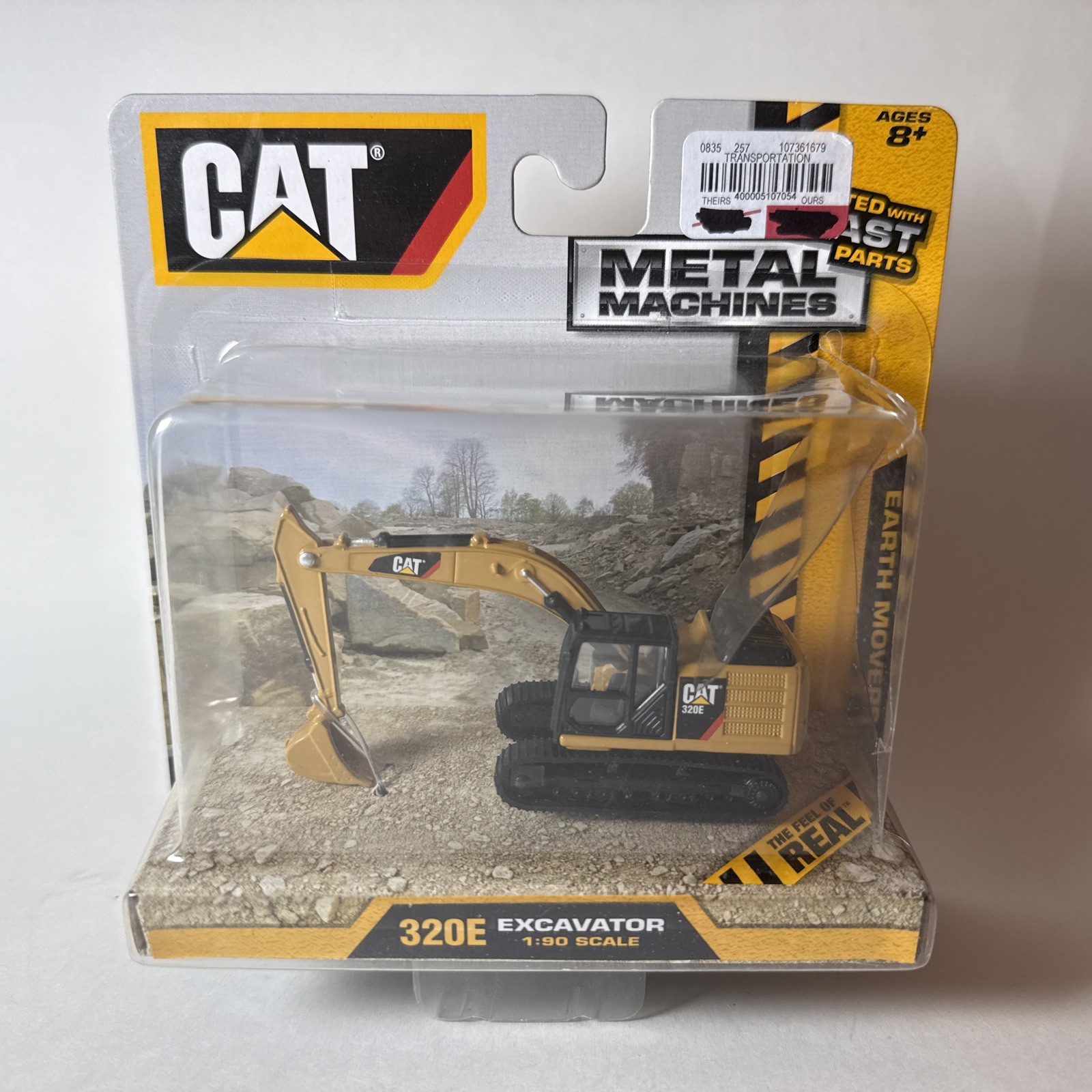 Toy State 1/90 Scale Cat 320E Excavator Earth Mover Bad Pack K12