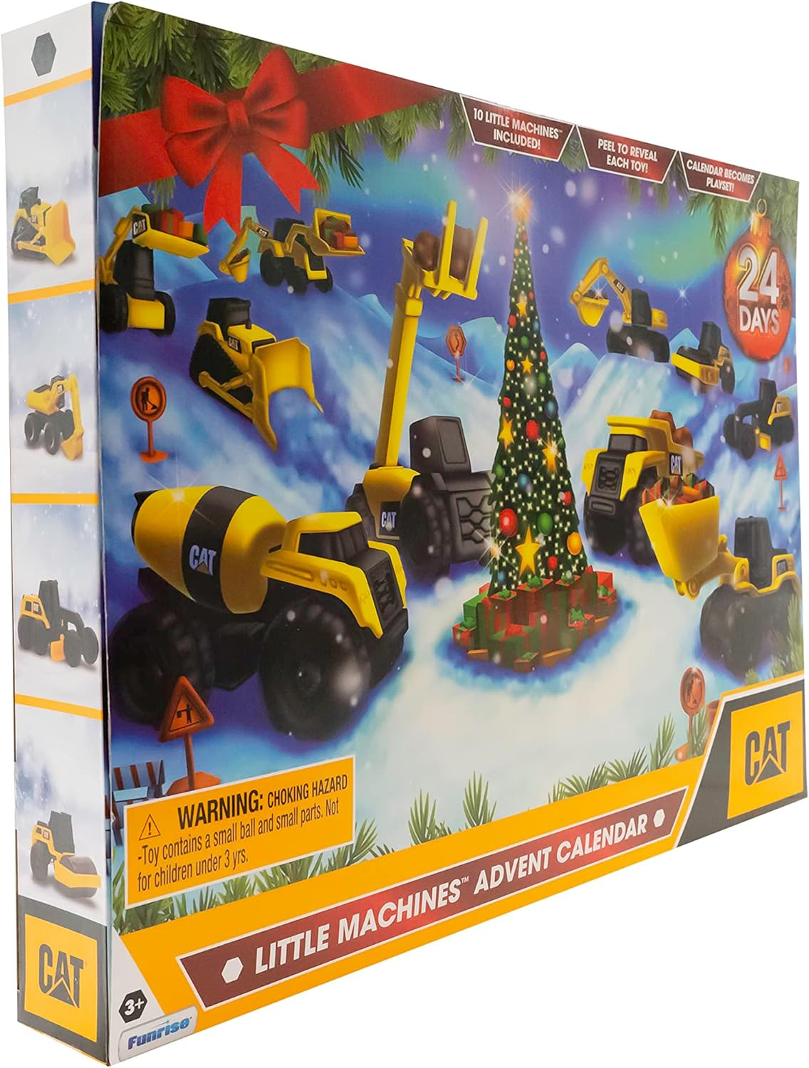 CAT Construction Toys, Little Machines Advent Calendar – Kids Toys for Ages 3 an