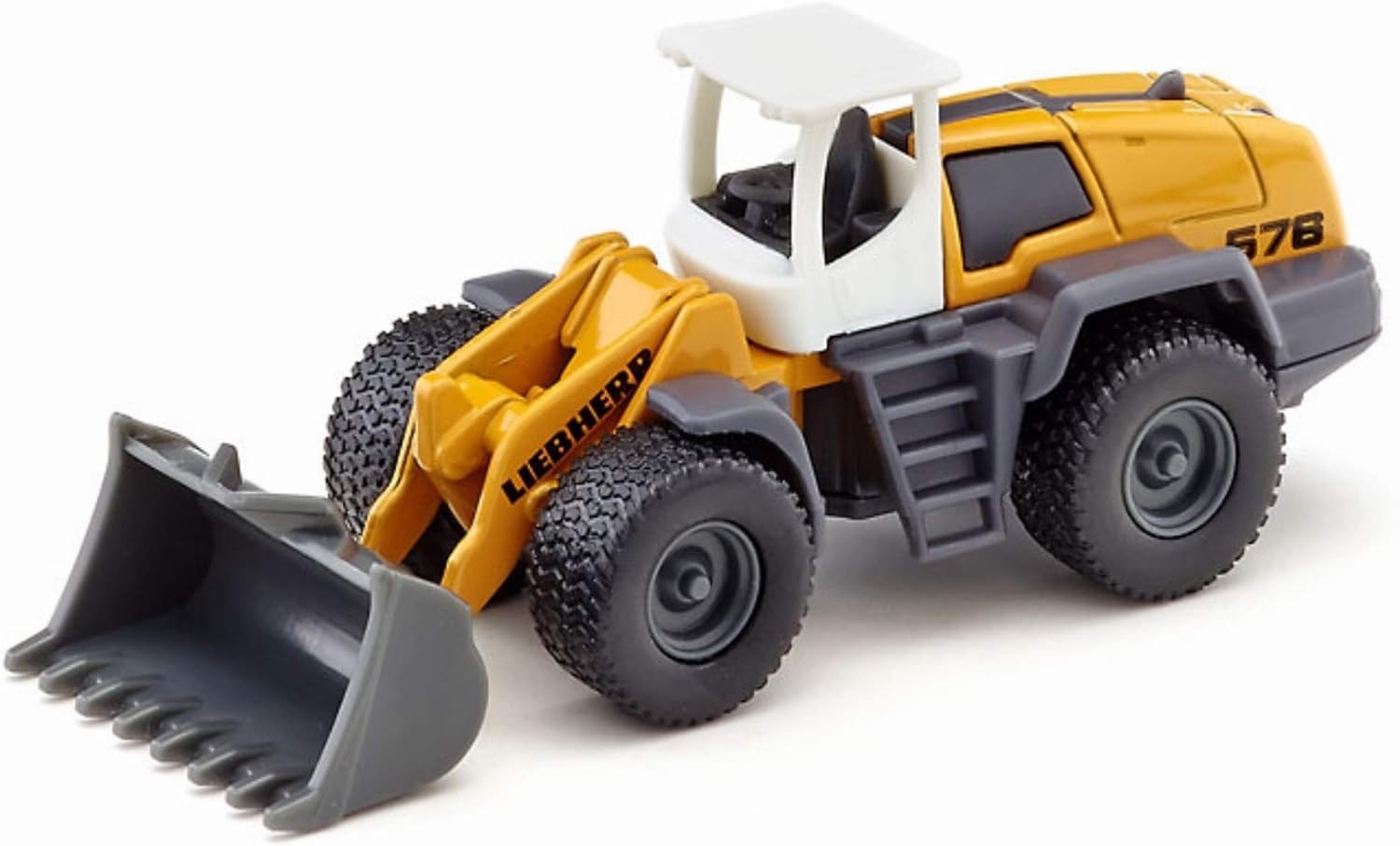 Diecast Liebherr Wheel Loader for Kids & Collectors | Movable Arm, Toy Replica