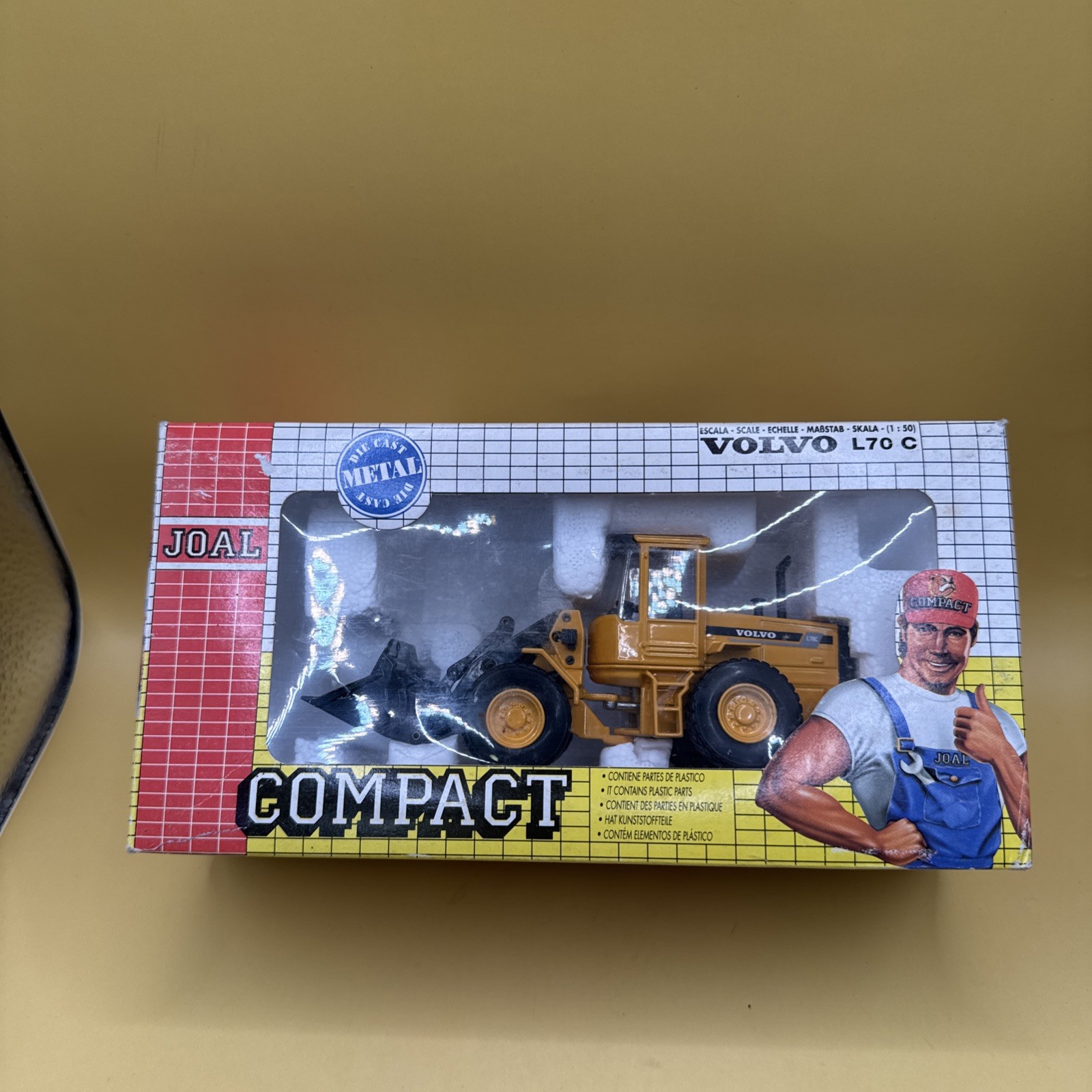 Joal Compact Volvo BML70C Ref. 181 1:50 Scale Diecast Metal, For Ages 14 & Up