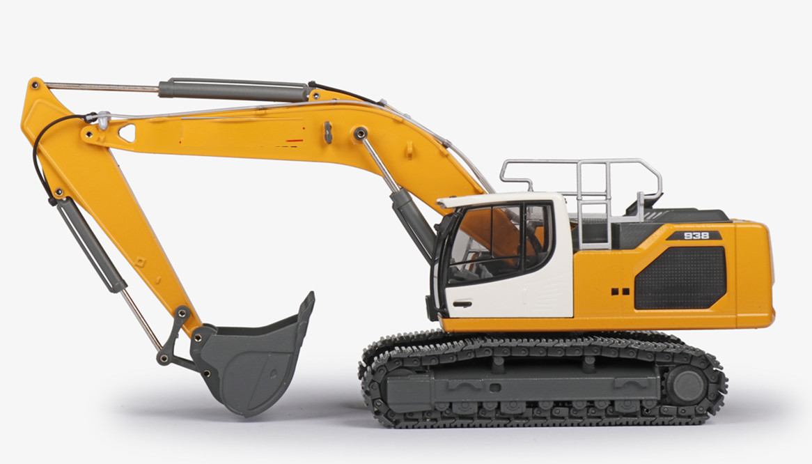 1/50 CONRAD LIEBHERR R 936 V HYDRAULIC EXCAVATOR in Yellow #957