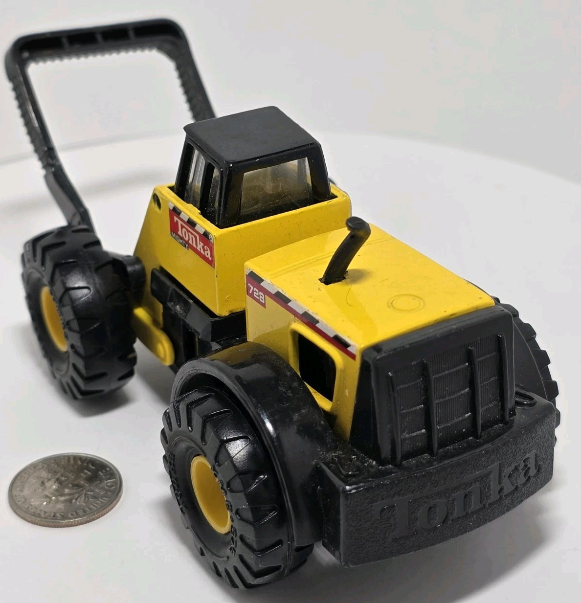 Lot of 2 Hasbro Maisto 1998 Vehicles Tonka Mighty Mini-Dump Front Truck Loader