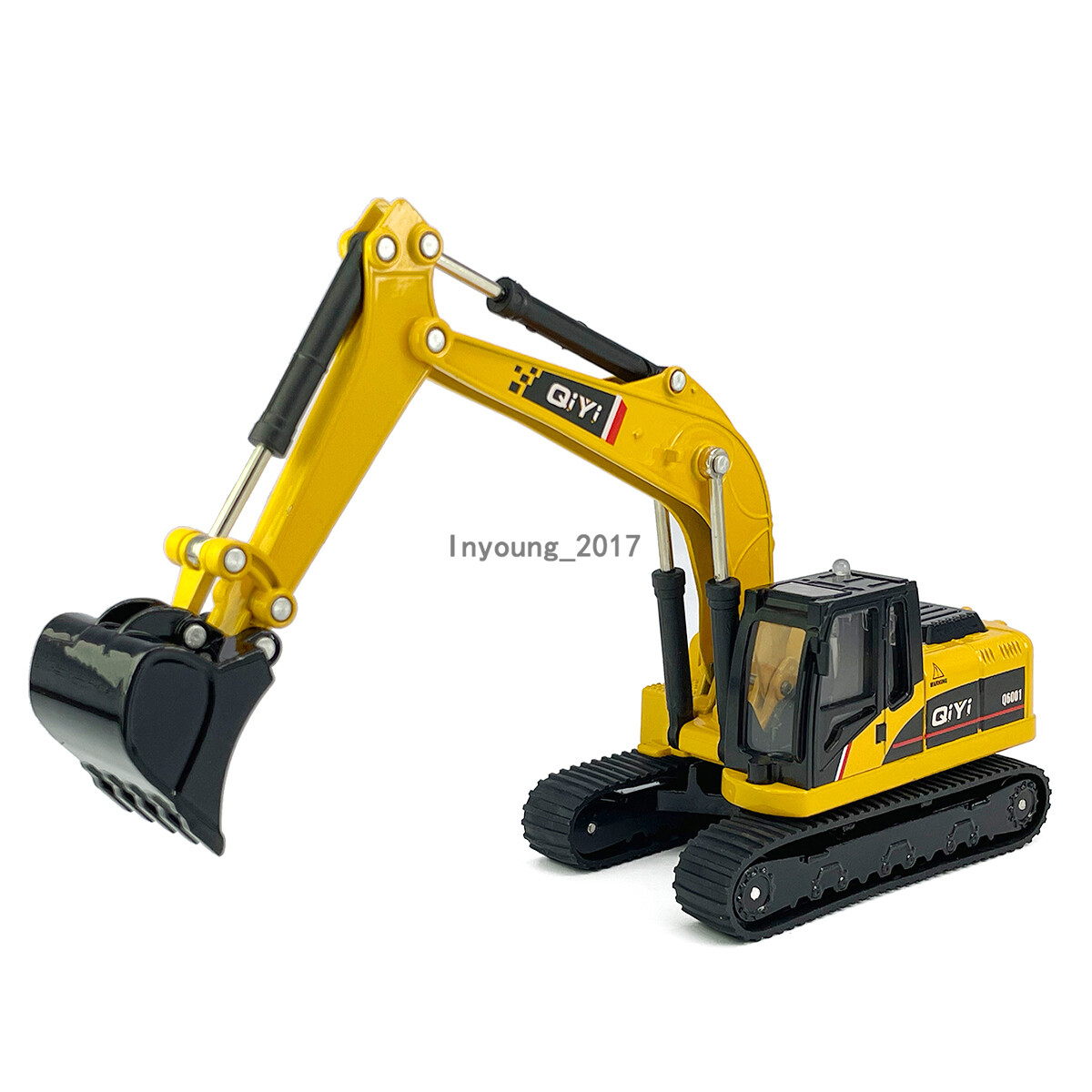 Excavator Toy Construction Equipment Model Diecast Boys Toys Kids Gifts Yellow