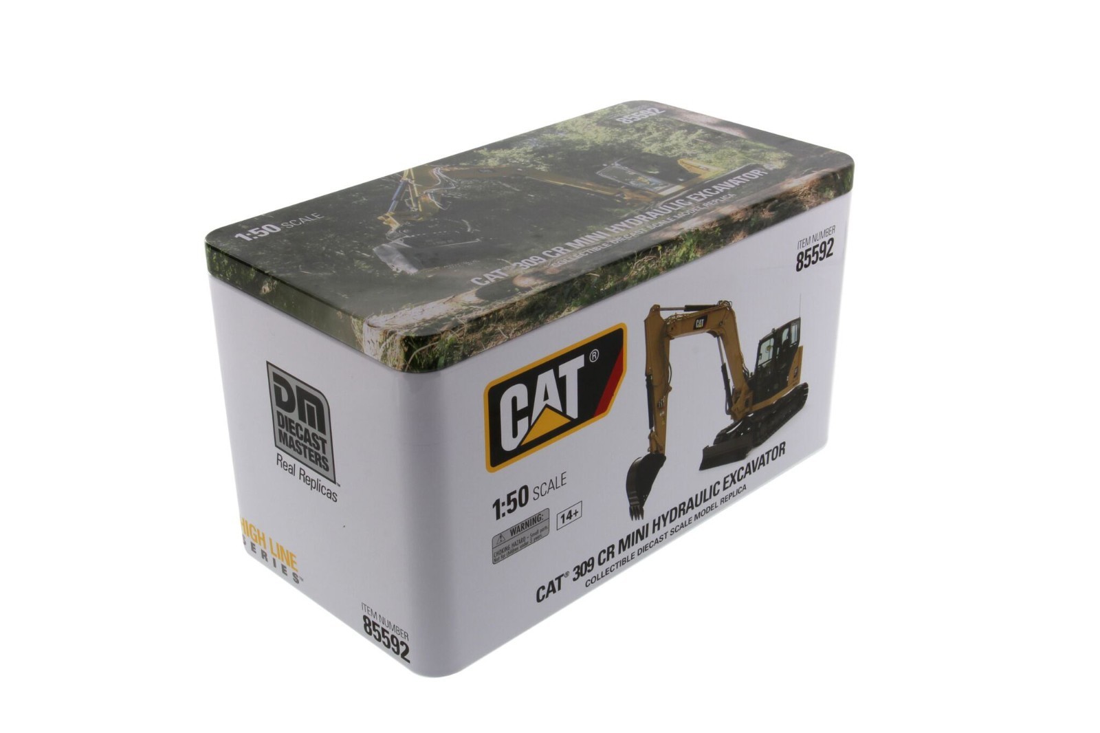 CAT 309 CR Mini Hydraulic Excavator 1:50 Scale Model – Diecast Masters 85592