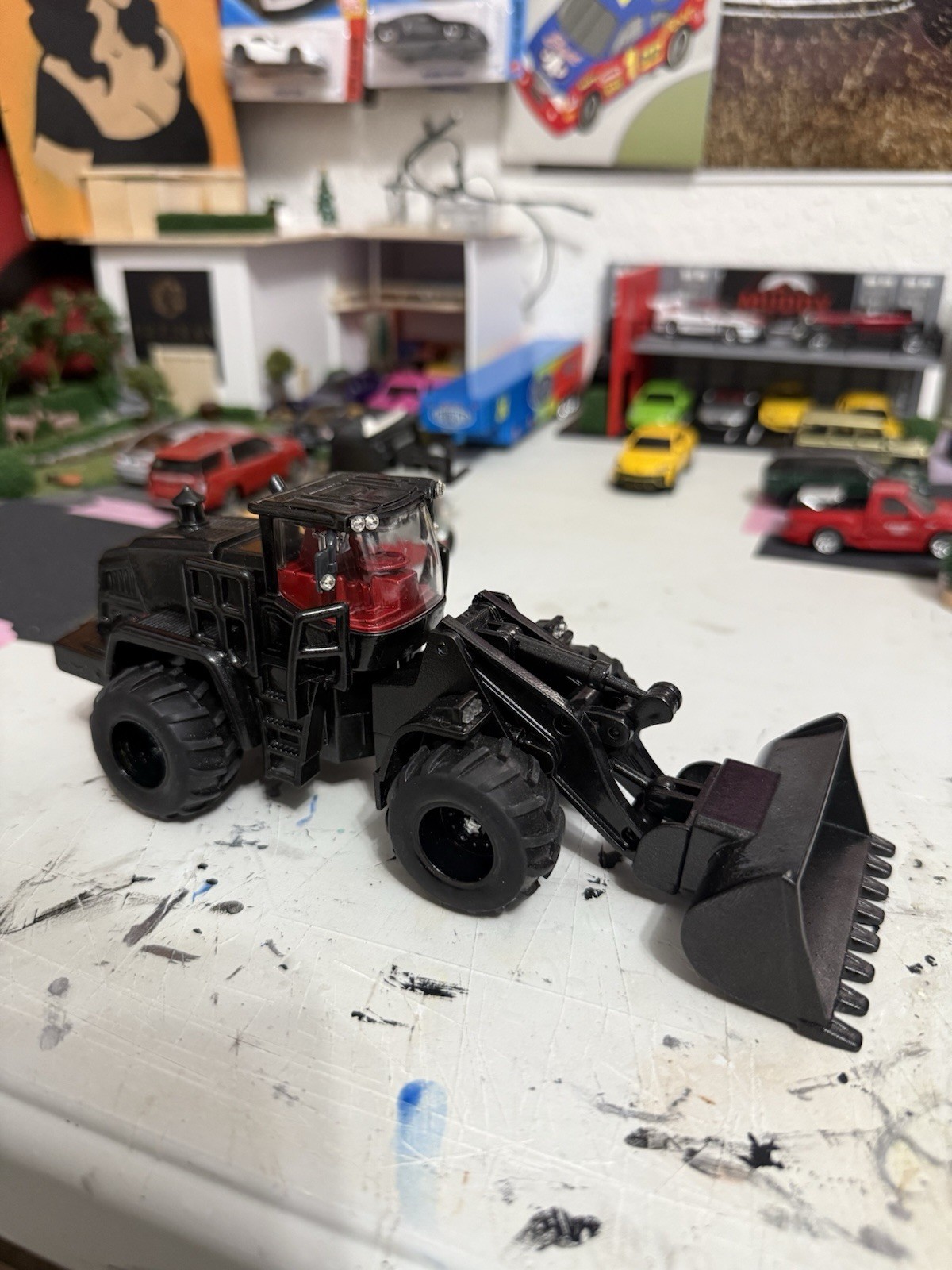 custom tractor 1/64 construction