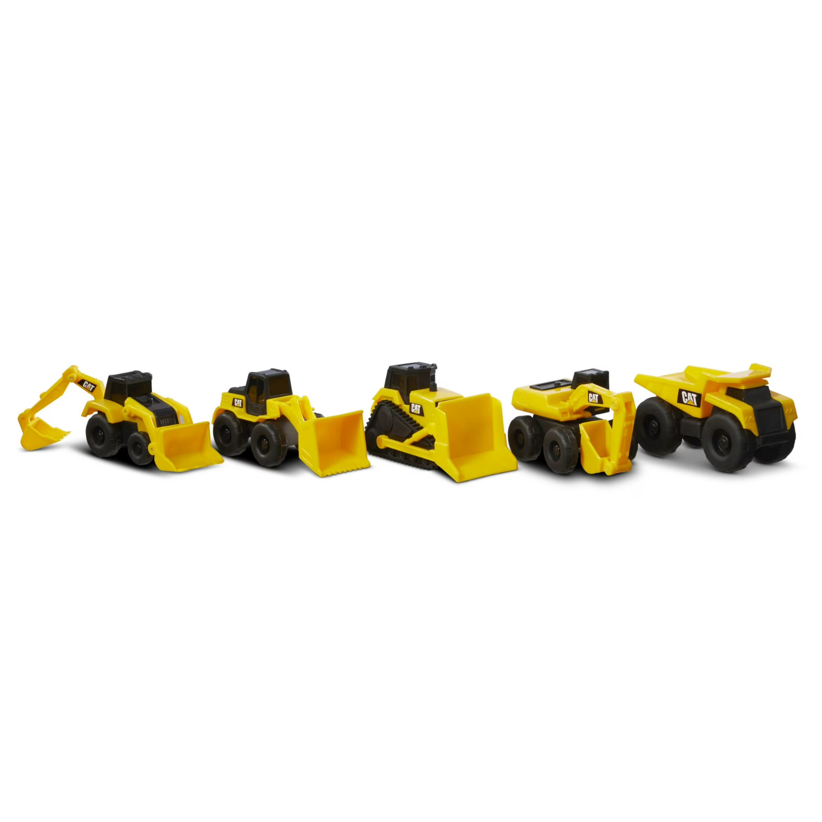 CAT Construction Toys, Little Machines 5pk Truck Toy Set, Includes Dump Truck