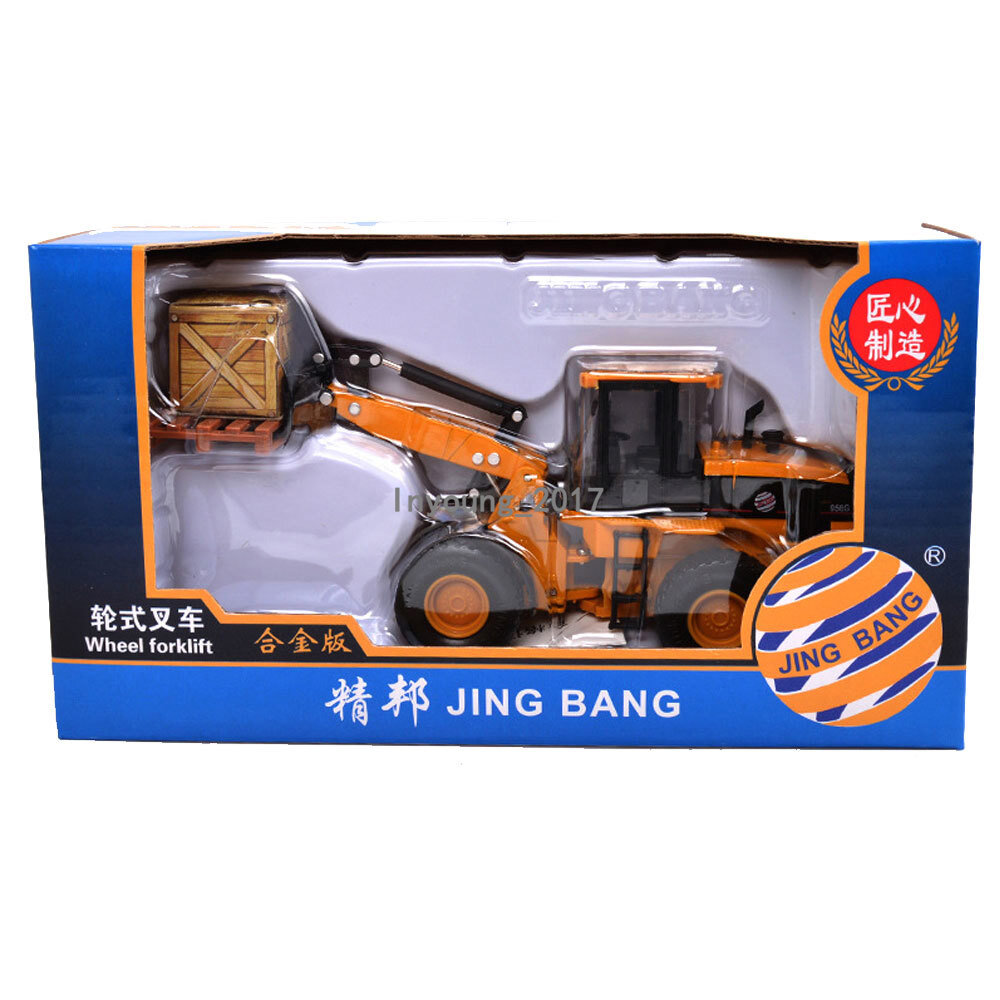 1:60 Forklift Truck Toys for Boys Diecast Construction Vehicle Model Kids Gifts