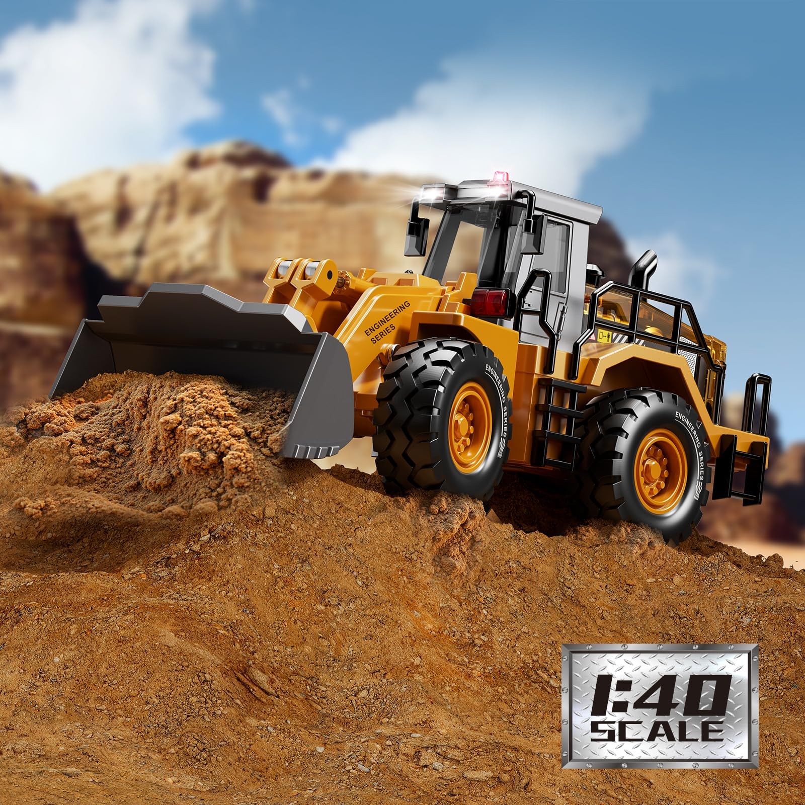 Kids Metal Construction Toys – Bulldozer, Upgraded Construction Vehicle with …