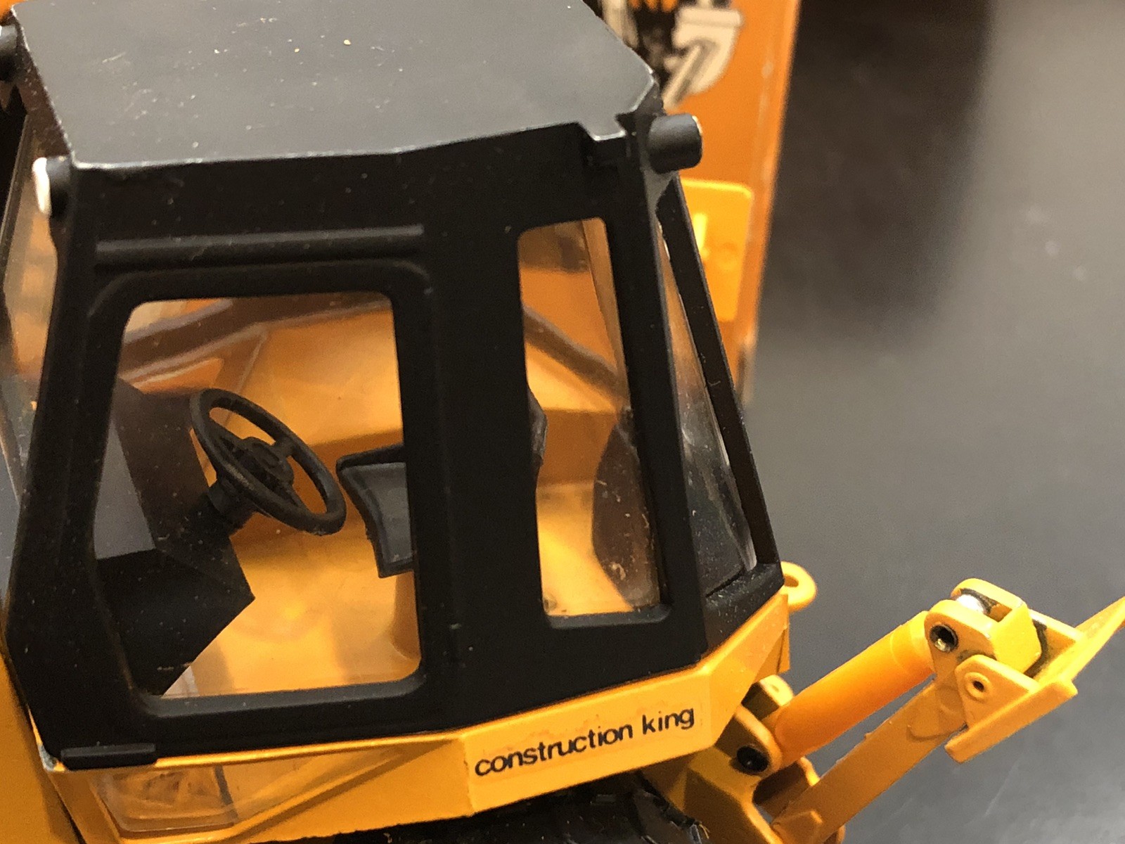 Conrad #2931 CASE 580D Construction King Backhoe Loader Diecast Model – 1:35